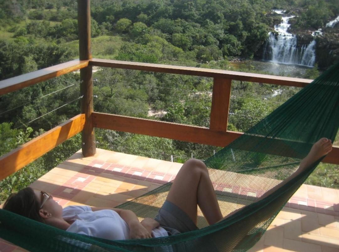 Pousada Cachoeira Poco Encantado Alto Paraíso de Goiás Exterior photo